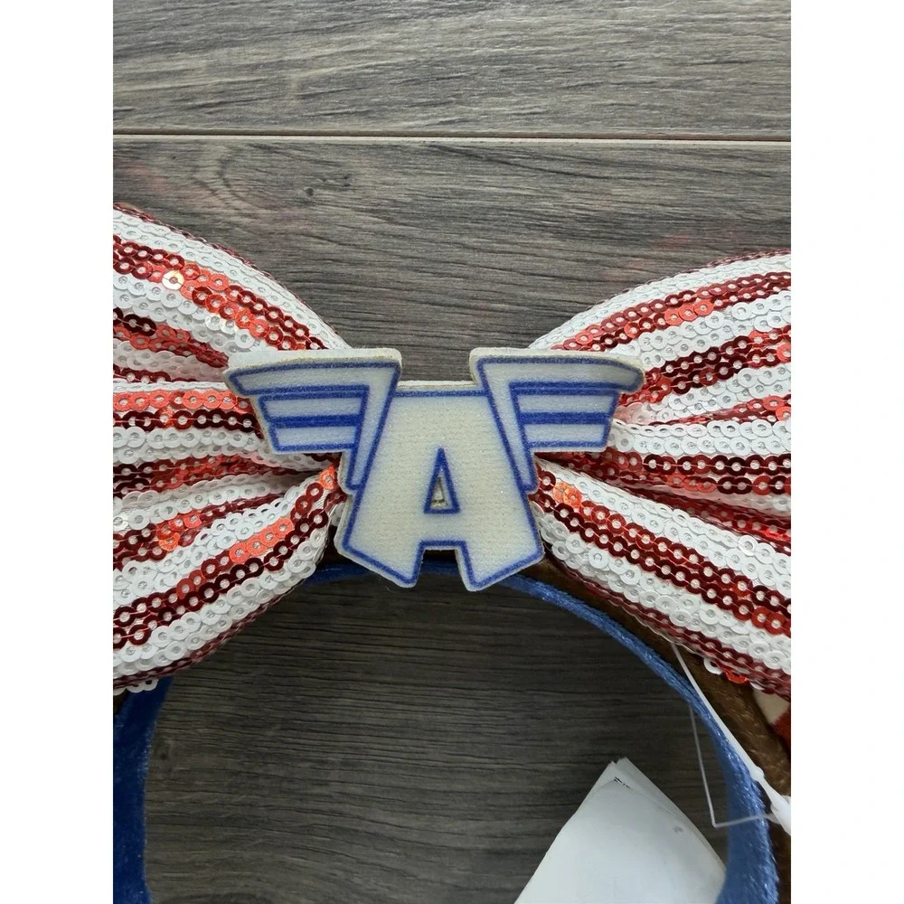 Disney Parks Marvel Captain America Ear Headband for Adults Red White Blue Ears